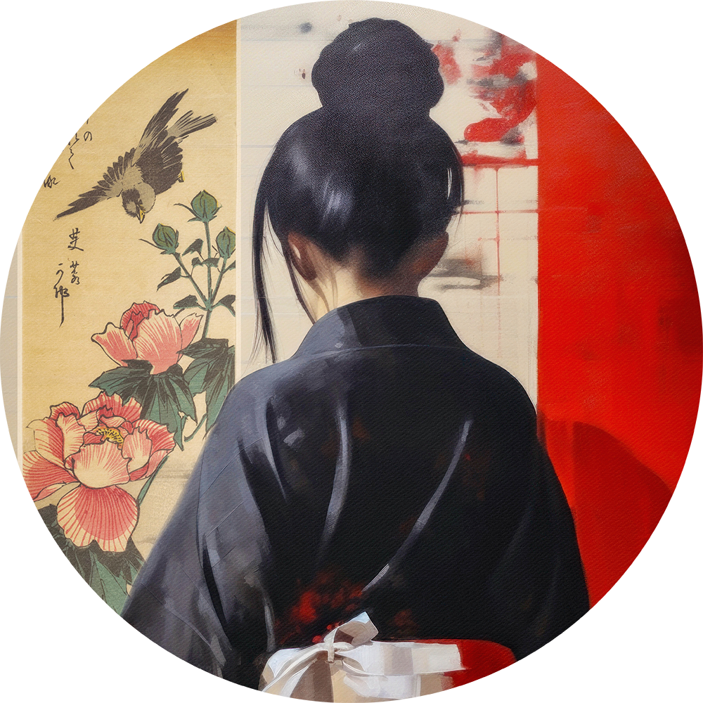 Japanese Portrait - Marja Van Den Hurk