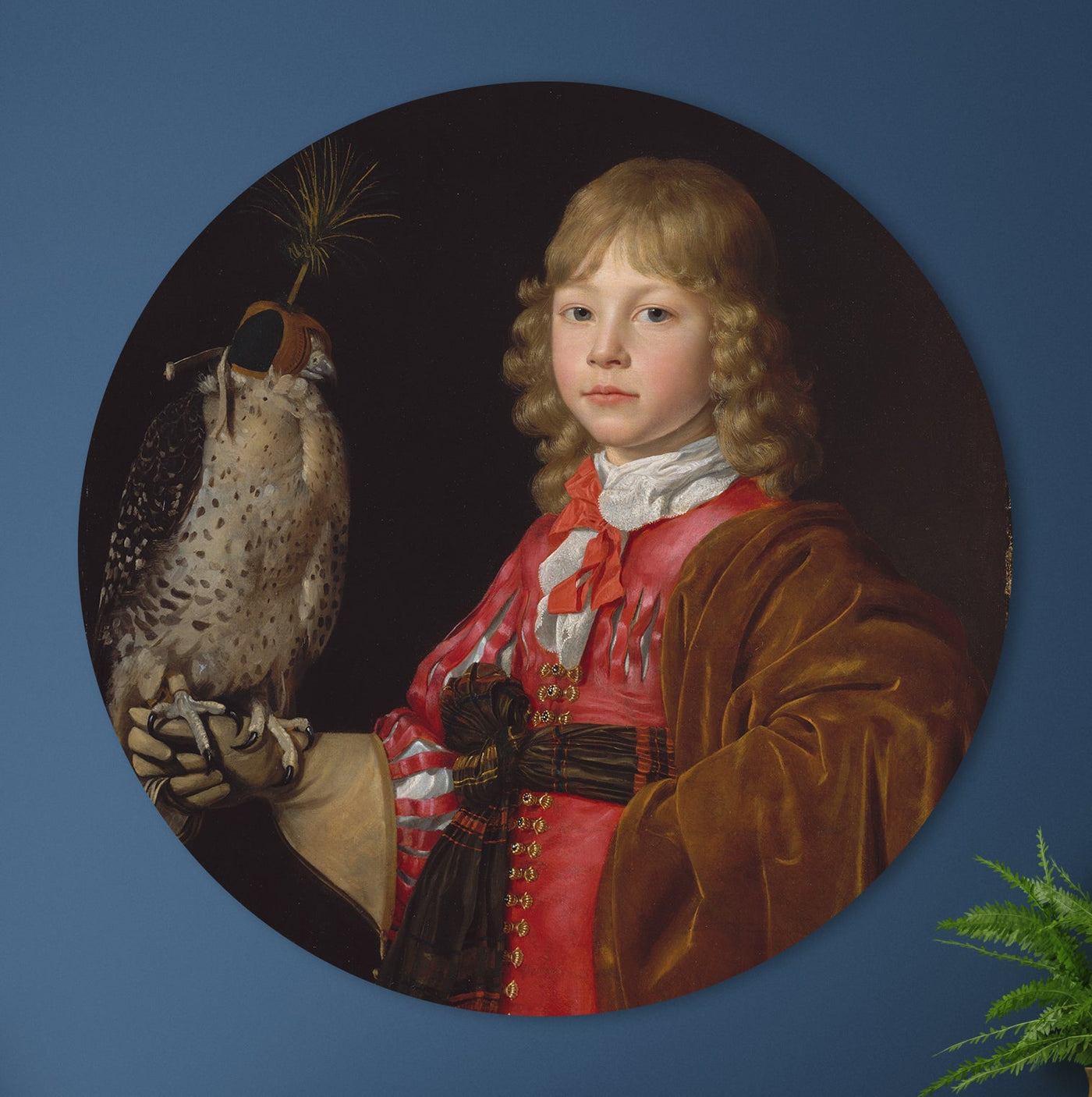 Portrait of a Boy with a Falcon