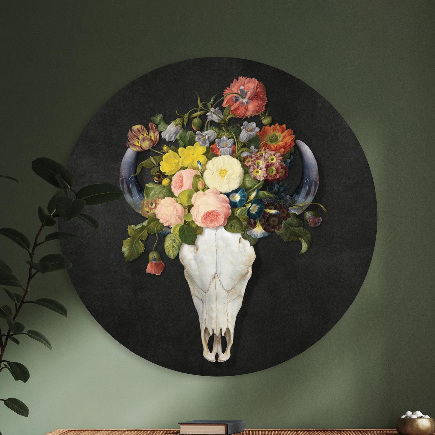 Skull Flowers - Marja van den Hurk
